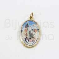 Medalha Papa Francisco Com Aparição de Fátima