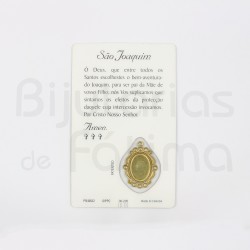 Pagela São Joaquim c/ medalha e oração