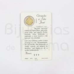 Pagela São José c/ medalha e oração