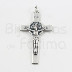 Crucifixo de São Bento da porta aberta Metal 