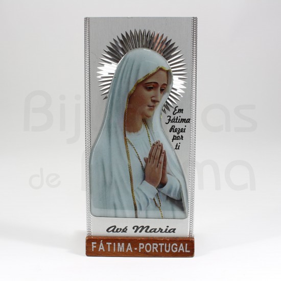 Placa  Rosto Nossa senhora de Fátima