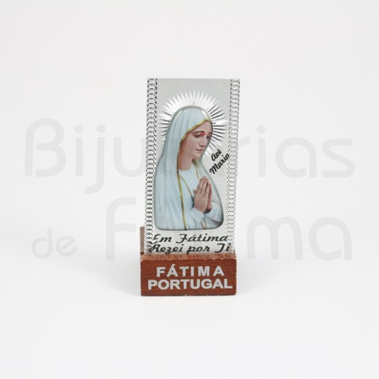 Placa  Rosto Nossa senhora de Fátima